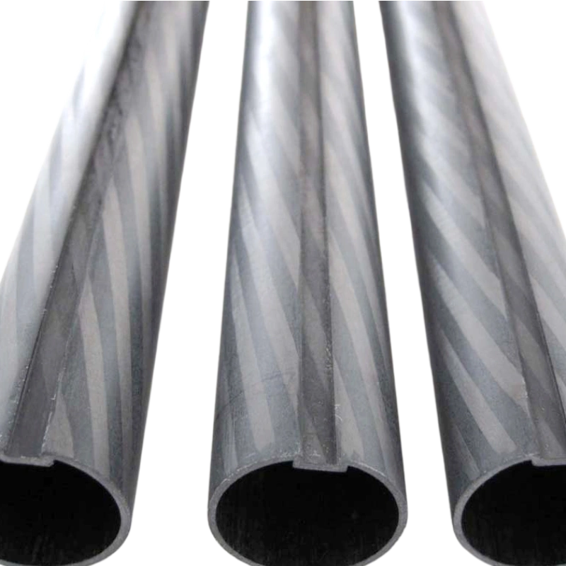 Carbon fiber tube with slots