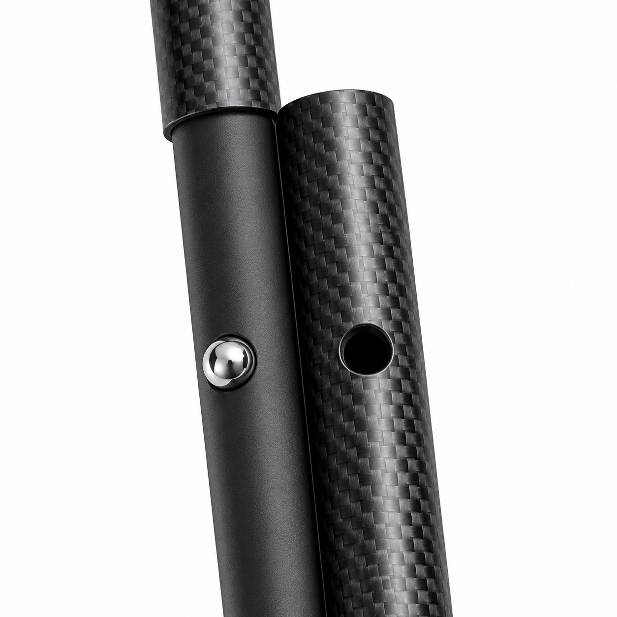 Custom Carbon Fiber Telescopic Tube Assembly with Spring Ball Pin Lock